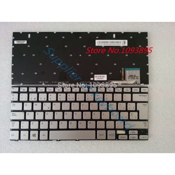 Teclado Samsung NP740U3E NP730U3 Plateado Backlight