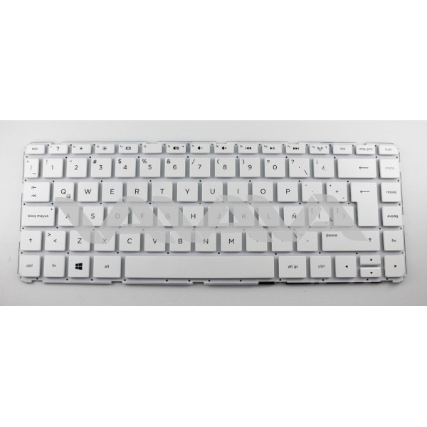 Teclado HP Pavilion 14-V 14-P Series Blanco Español