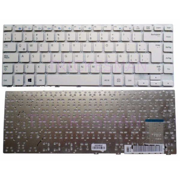 Teclado Samsung Np370r4e Np370r4v Np450r4e Np450r4v Np470r4e Blanco