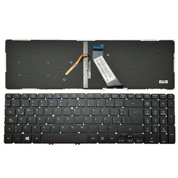 Teclado Acer Aspire V5-571p V5-531 Vn7-591 Retroiluminado